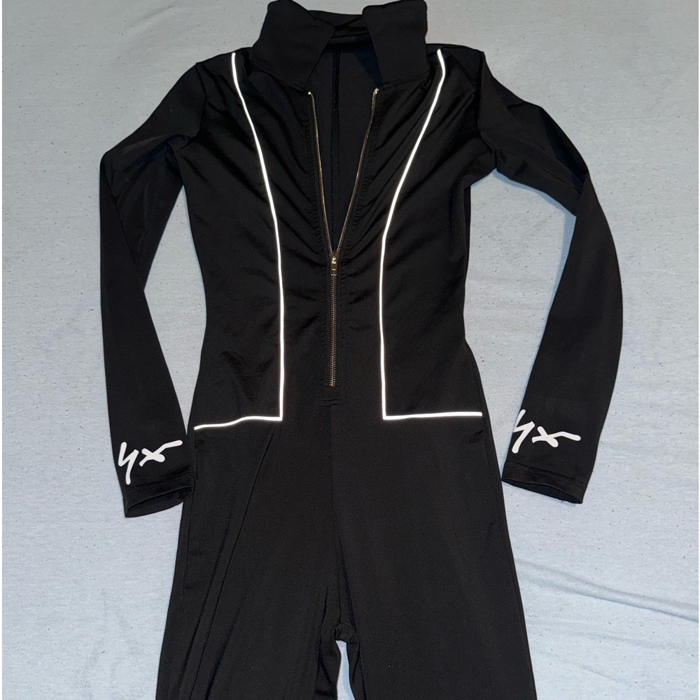 Black jumpsuit.